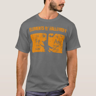 Elemente der Halloween-Gabe T-Shirt