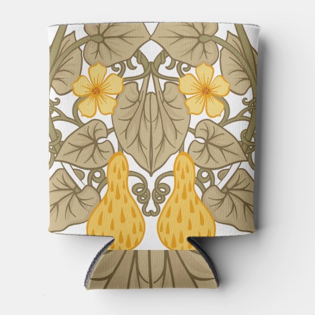 Elemente der Jugendstil-Blume Dosenkühler (Vorderseite)