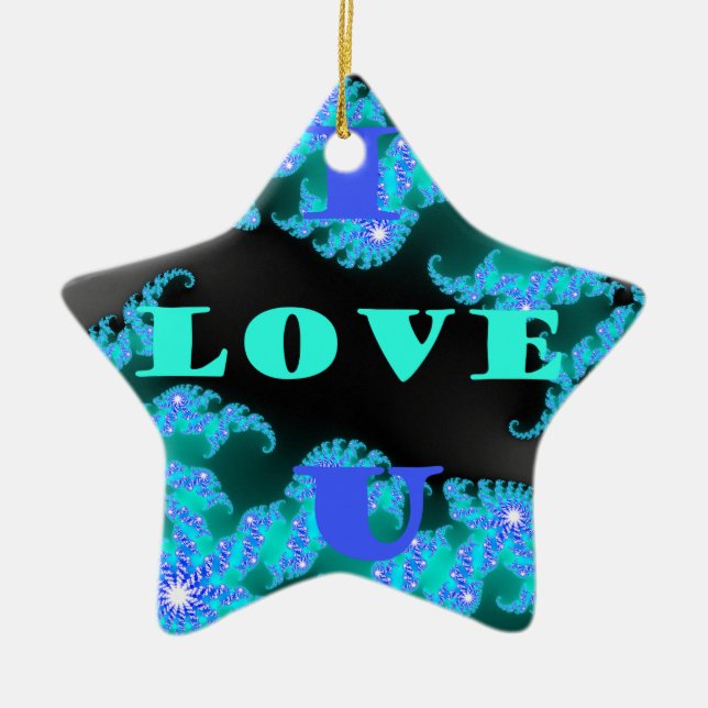 Elemente der kosmischen Liebe Keramikornament (Vorne)