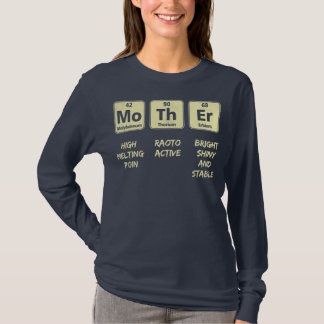 Elemente der Mama einer Mutter T-Shirt
