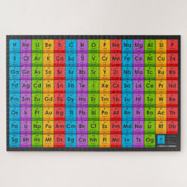 Elemente der Periodischen Tabelle 1014 Teile Puzzle