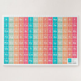 Elemente der Periodischen Tabelle 1014 Teile Puzzle