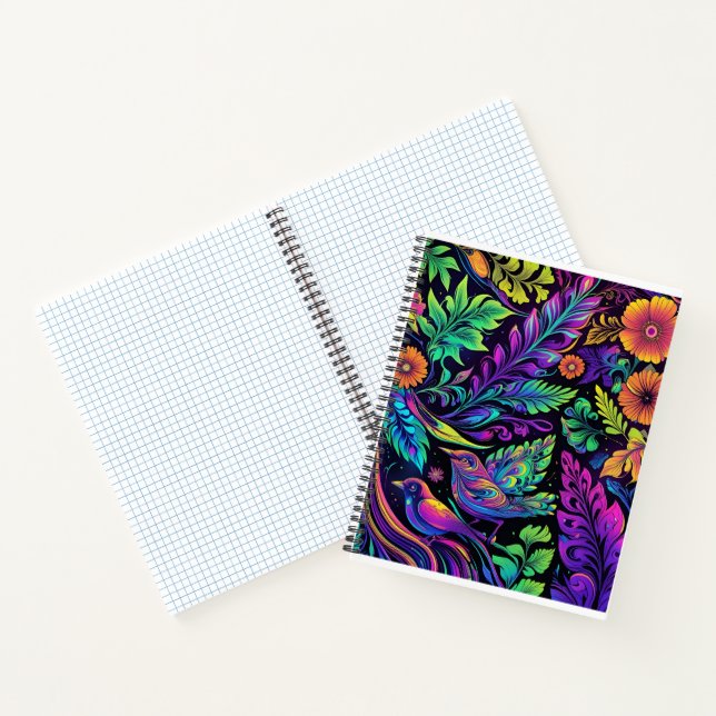 Elemente der psychedelischen Natur Notizbuch (Innenseite)