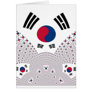 Elemente der roten und blauen Flagge