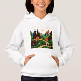 Elemente, rustikal und vintage aus dem 19. Jahrhun Hoodie