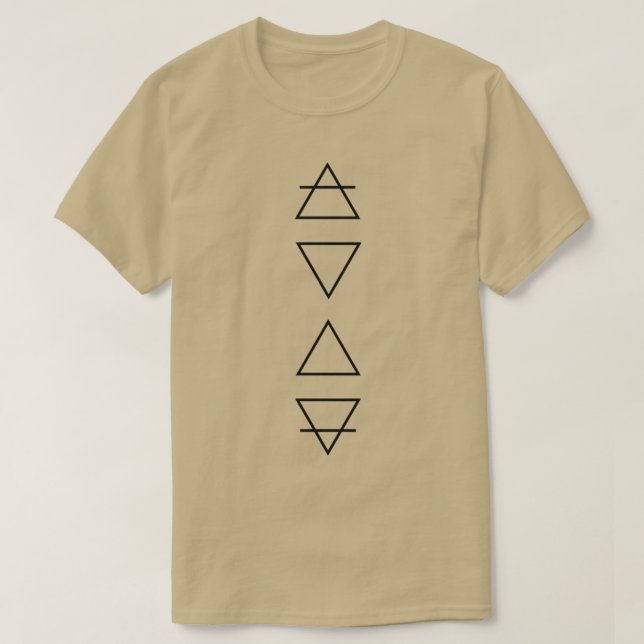 Elemente Symbole Luft T-Shirt (Design vorne)