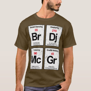Elemente von Hip Hop Rap Musik gestört T-Shirt