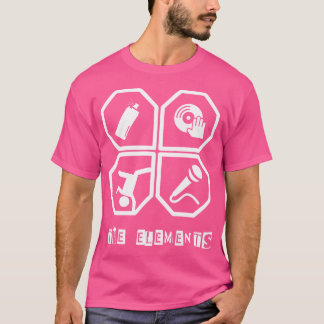 Elements Hip Hop Liebe Musikteppich-Shirt T-Shirt