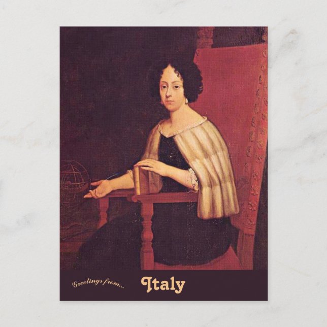 Elena Lucrezia Cornaro Piscopia Italien Postkarte (Vorderseite)