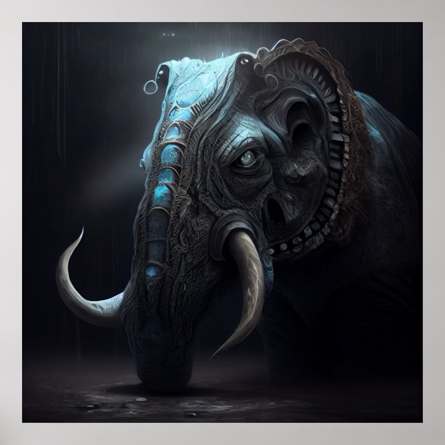 Elephan-Plakat Poster (Vorne)