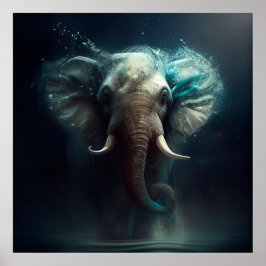 Elephan-Plakat Poster