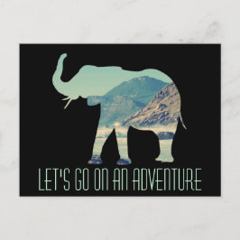 Elephant Adventure Postkarte