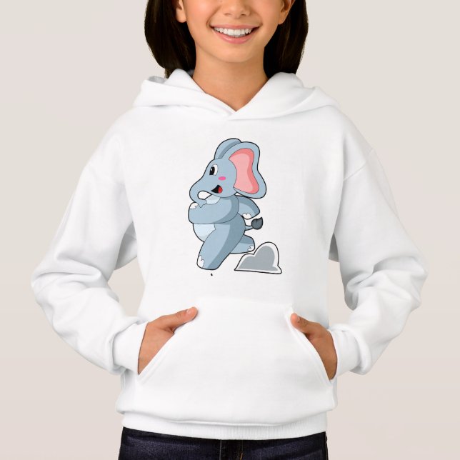 Elephant als Runner Hoodie (Vorderseite)
