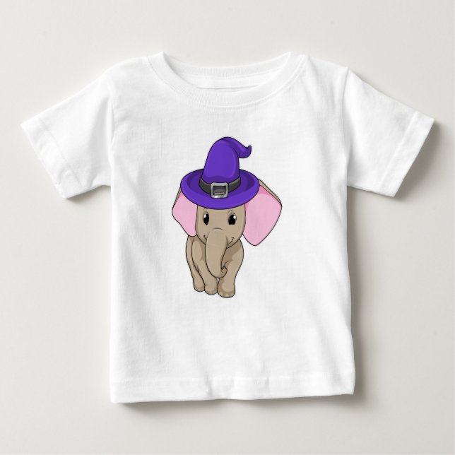 Elephant als Wizard Baby T-shirt (Vorderseite)