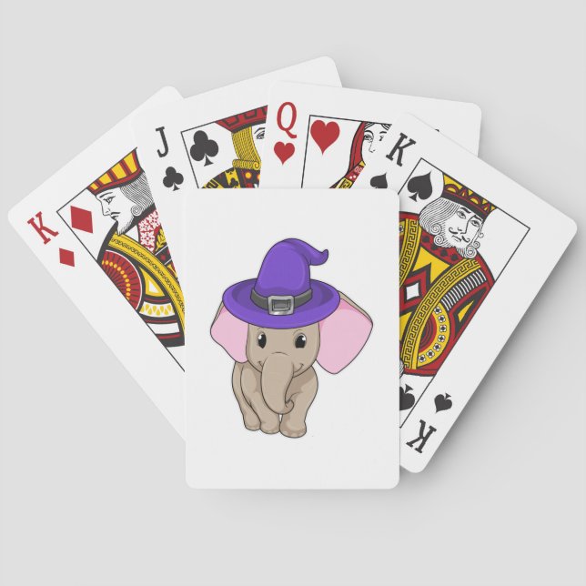 Elephant als Wizard Spielkarten (Rückseite)