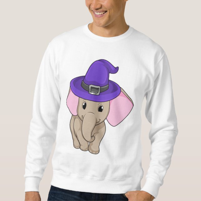 Elephant als Wizard Sweatshirt (Vorderseite)
