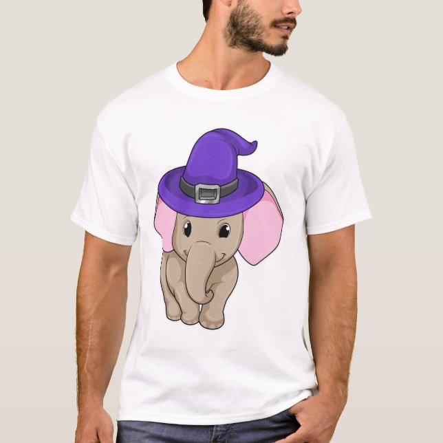 Elephant als Wizard T-Shirt (Vorderseite)