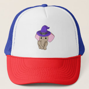 Elephant als Wizard Truckerkappe