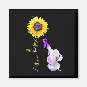 Elephant, an den ich dich erinnern werde Sonnenblu Magnet