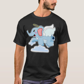Elephant Angel Clouds T-Shirt