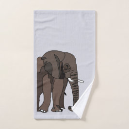 Elephant Animal Art Handtuch