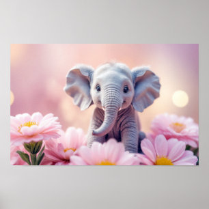 Elephant Animal Fun Fantastische Surreal Wildlife Poster