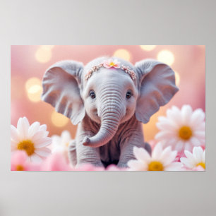 Elephant Animal Fun Fantastische Surreal Wildlife Poster