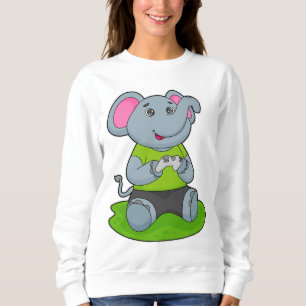 Elephant as Gamer Sweatshirt