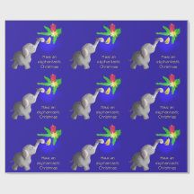 Elephant-astic Xmas Cartoon Dumbo Lights Candle