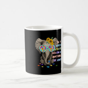 Elephant Autism be Kind Autismus Awareness Girls B Kaffeetasse