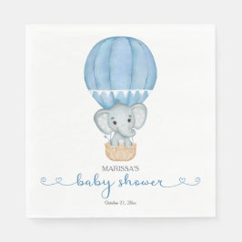 Elephant Baby Boy Dusche Serviette
