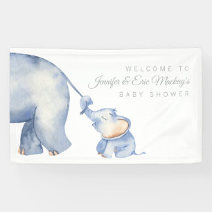 Elephant Baby Shower Banner
