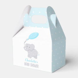 Elephant Baby Shower Boy Niedlich Favor Box Geschenkschachtel
