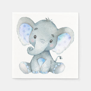 Elephant Baby Shower, Erste Geburtstagsparty Napki Serviette
