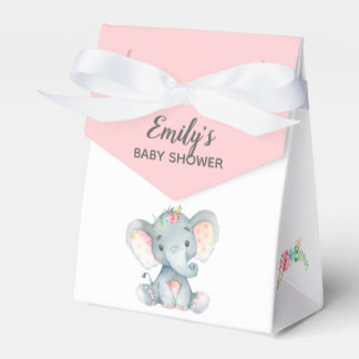Elephant Baby Shower Fevor Box (Girl) Geschenkschachtel