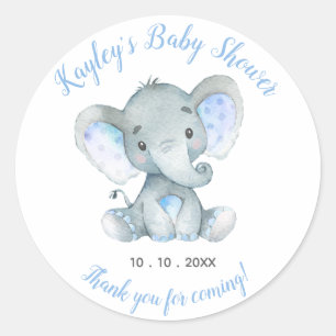 Elephant Baby Shower Fevor Sticker