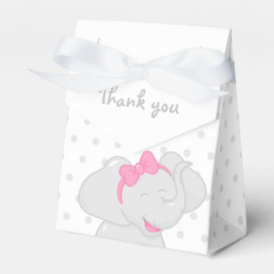 Elephant Baby Shower Girl 💗 🐘 Geschenkschachtel