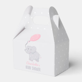 Elephant Baby Shower Girl Niedlich Favor Box Geschenkschachtel