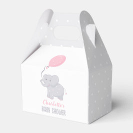Elephant Baby Shower Girl Niedlich Favor Box Geschenkschachtel