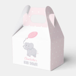 Elephant Baby Shower Girl Niedlich Favor Box Geschenkschachtel