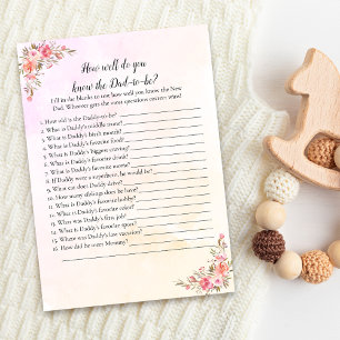 Elephant Baby Shower kennt Daddy Best Game Einladung