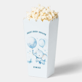 Elephant Baby Shower Popcorn Fevor Box Geschenkschachtel