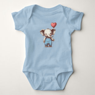 Elephant Baby Strampler