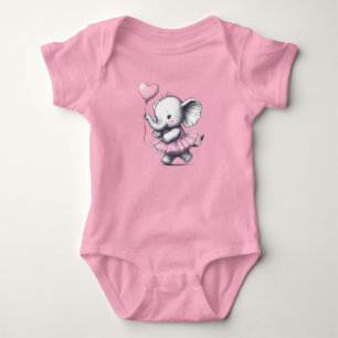 Elephant Baby Strampler