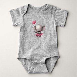 Elephant Baby Strampler