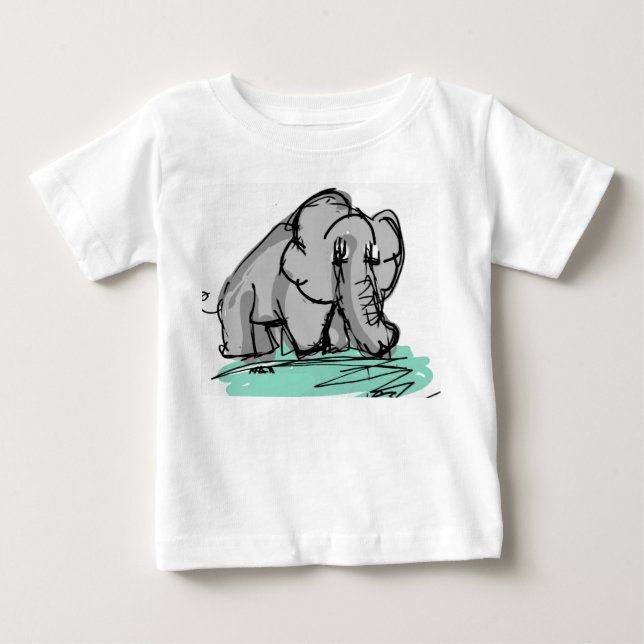 Elephant Baby T-shirt (Vorderseite)