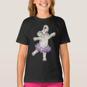 Elephant Ballerina Ballet Tanz T-Shirt