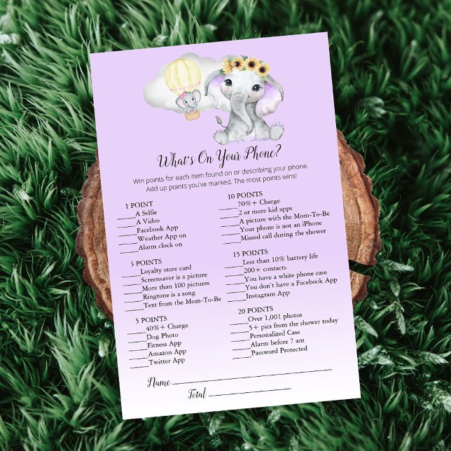 Elephant Balloon auf Ihrem Telefon Lila Baby Game (Von Creator hochgeladen)