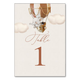 Elephant Balloon-Tischnummer Tischnummer