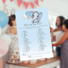 Elephant Balloon Was ist in deinem puren Junge Spi